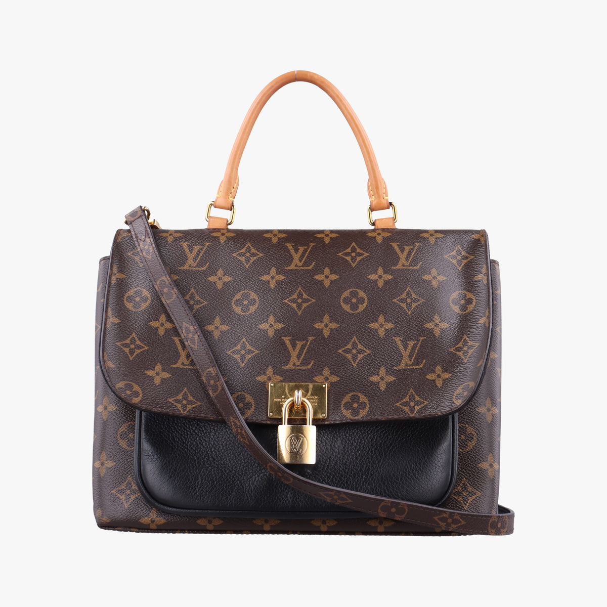 MARIGNAN brown×black Monogram Canvas×calf leather M44259 FL5107 IC Chipマリニャン モノグラム/ブラウン×ブラック モノグラムキャンバス×カーフレザー M44259 FL5107 ICチップ