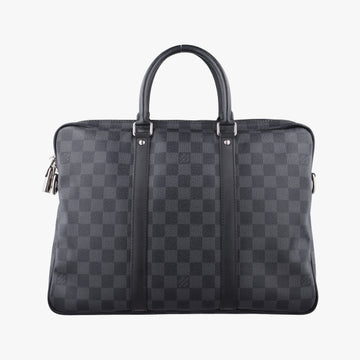 Porte Documents Voyage PM Noir Damier Graphite N41478 SR0186ポルト ドキュマン ヴォワヤージュ PM ノワール ダミエ グラフィット N41478 SR0186
