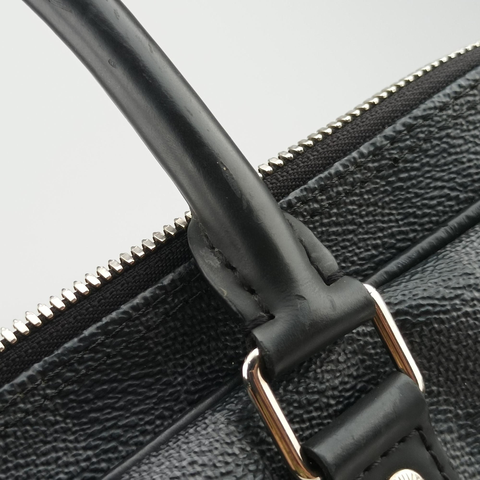 Porte Documents Voyage PM Noir Damier Graphite N41478 SR0186ポルト ドキュマン ヴォワヤージュ PM ノワール ダミエ グラフィット N41478 SR0186