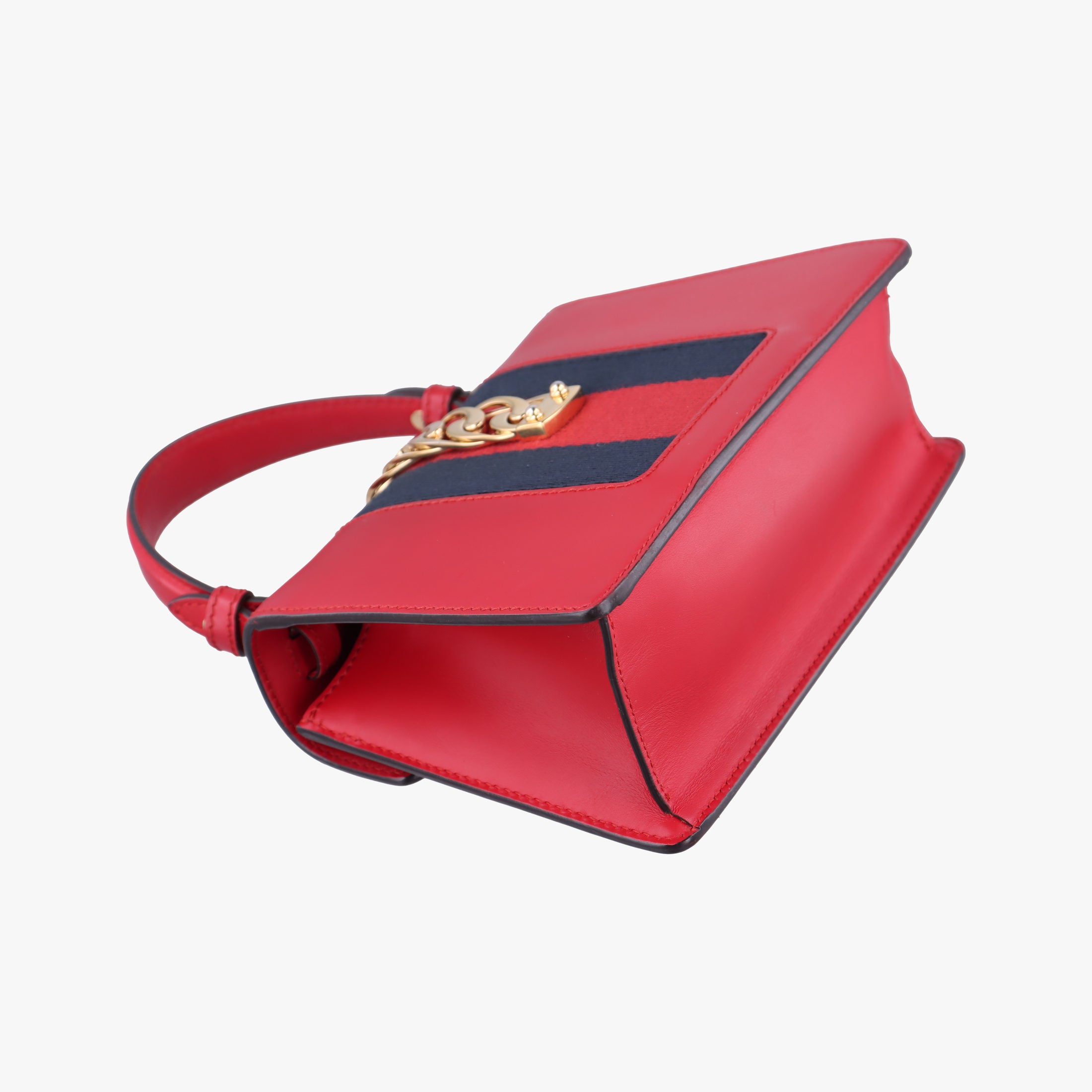 Pre-owned Gucci Sylvie Red Leather 470270 shoulderbag | stylenewstar