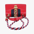 Pre-owned Gucci Sylvie Red Leather 470270 shoulderbag | stylenewstar