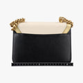 Pearly Peony Black×White×Gold Leather 432282 H020441213ピオニー ブラック×ホワイト×ゴールド レザー 432282 H020441213