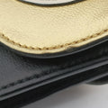 Pearly Peony Black×White×Gold Leather 432282 H020441213ピオニー ブラック×ホワイト×ゴールド レザー 432282 H020441213