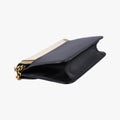 Pearly Peony Black×White×Gold Leather 432282 H020441213ピオニー ブラック×ホワイト×ゴールド レザー 432282 H020441213
