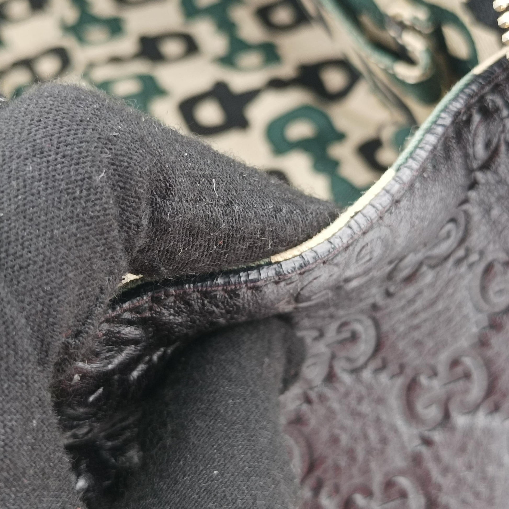 Guccissima Mini Boston Bag Black Leather 181508 E1481457グッチシマ ミニボストン ブラック レザー 181508 E1481457
