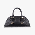 Guccissima Mini Boston Bag Black Leather 181508 E1481457グッチシマ ミニボストン ブラック レザー 181508 E1481457