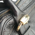 Guccissima Mini Boston Bag Black Leather 181508 E1481457グッチシマ ミニボストン ブラック レザー 181508 E1481457
