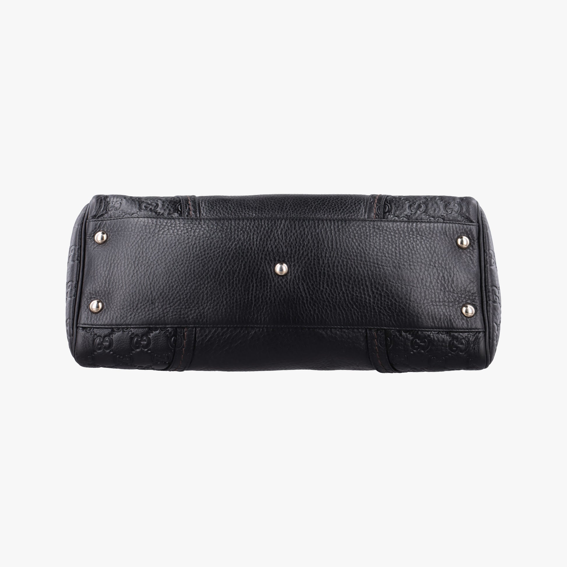 Guccissima Mini Boston Bag Black Leather 181508 E1481457グッチシマ ミニボストン ブラック レザー 181508 E1481457