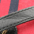 Pre-owned Gucci Ophidia Red×black Suede×Patent 550618 shoulderbag | stylenewstar