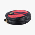 Pre-owned Gucci Ophidia Red×black Suede×Patent 550618 shoulderbag | stylenewstar