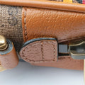 Mickey Mouse Disney collaboration Brown PVC coated canvas×Leather 602536 ミッキーマウス ディズニーコラボ ブラウン PVCコーティングキャンバス×レザー 602536 