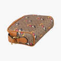 Mickey Mouse Disney collaboration Brown PVC coated canvas×Leather 602536 ミッキーマウス ディズニーコラボ ブラウン PVCコーティングキャンバス×レザー 602536 