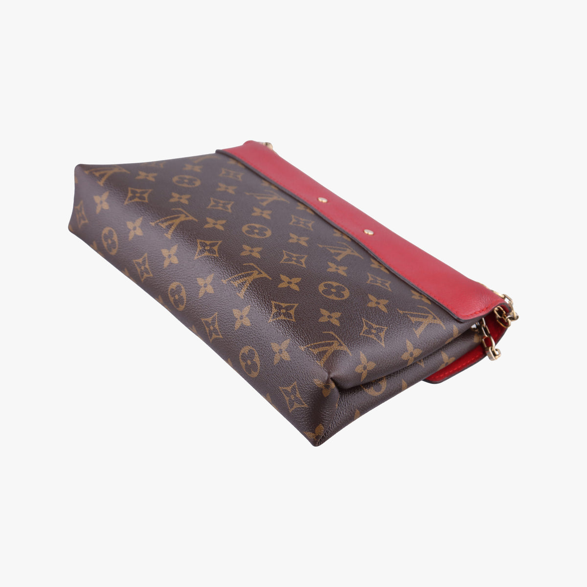 PALLAS Chain Brown×CERISE Monogram Canvas×calf leather M41201 CA1115パラス チェーン モノグラム/ブラウン×スリーズ モノグラムキャンバス×カーフレザー M41201 CA1115