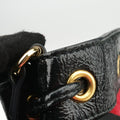 Ophidia Red×black Suede×Patent 550620 D026519024オフィディア レッド×ブラック スエード×パテント 550620 D026519024