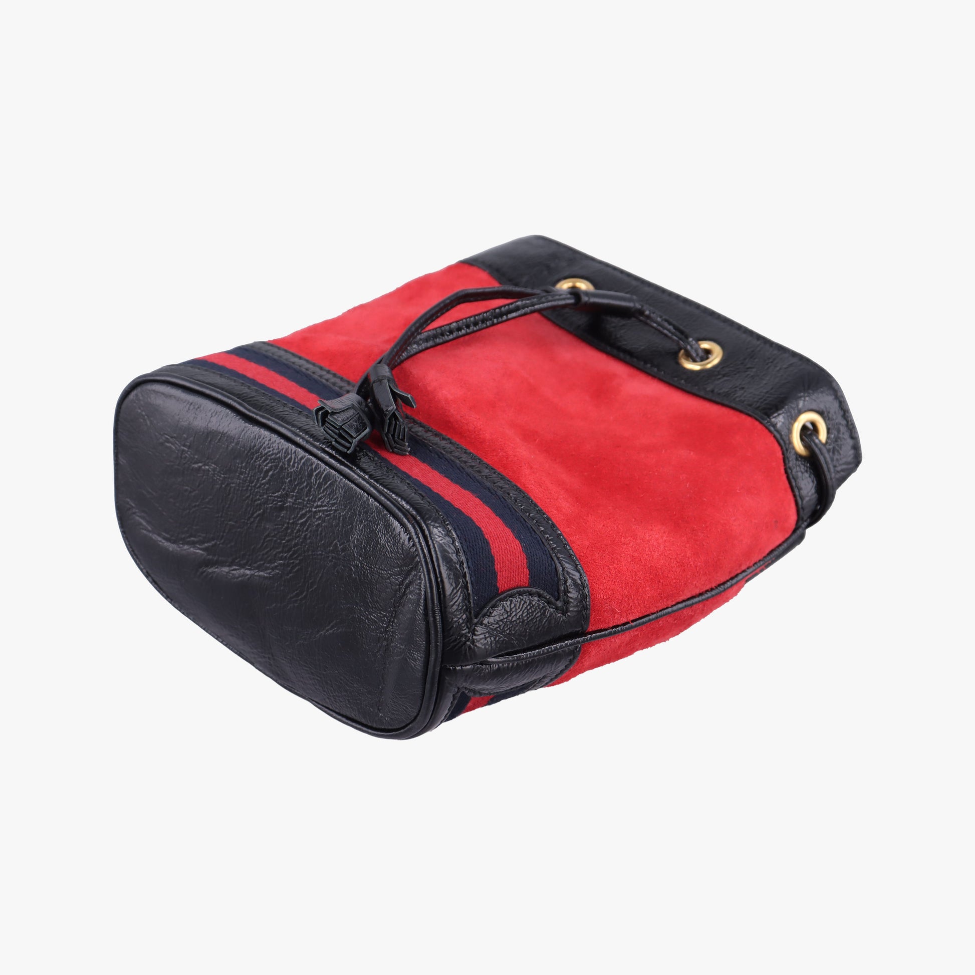 Ophidia Red×black Suede×Patent 550620 D026519024オフィディア レッド×ブラック スエード×パテント 550620 D026519024