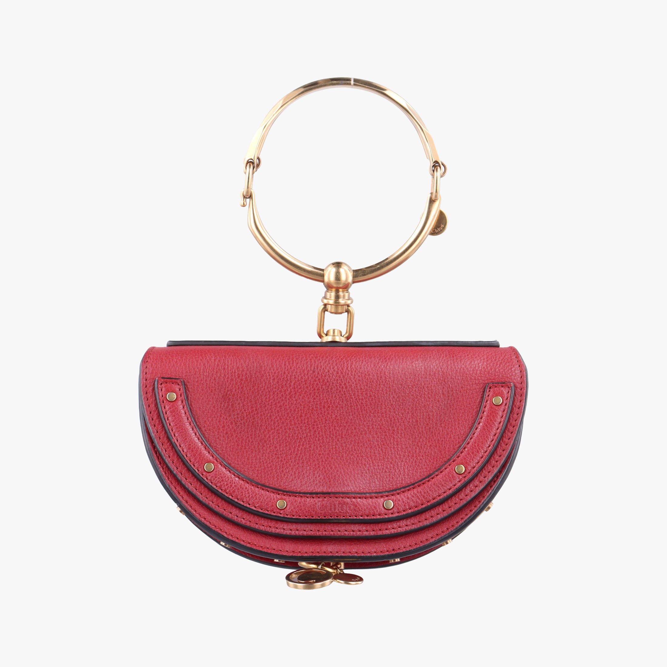 Nile Minaudiere Red Leather 02-18-99-65ナイル ミノディエール レッド レザー 02-18-99-65