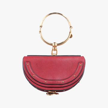 Nile Minaudiere Red Leather 02-18-99-65ナイル ミノディエール レッド レザー 02-18-99-65
