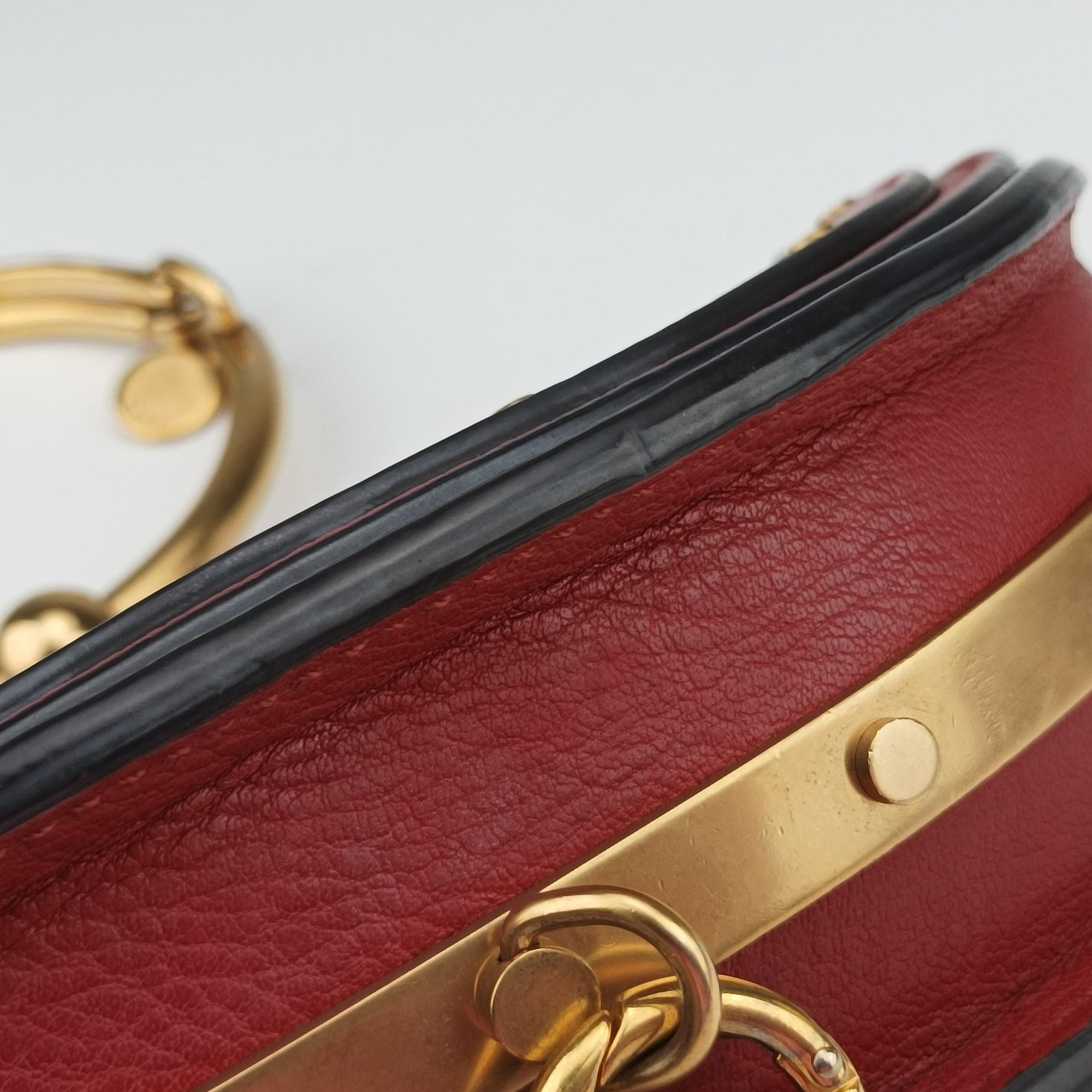 Nile Minaudiere Red Leather 02-18-99-65ナイル ミノディエール レッド レザー 02-18-99-65