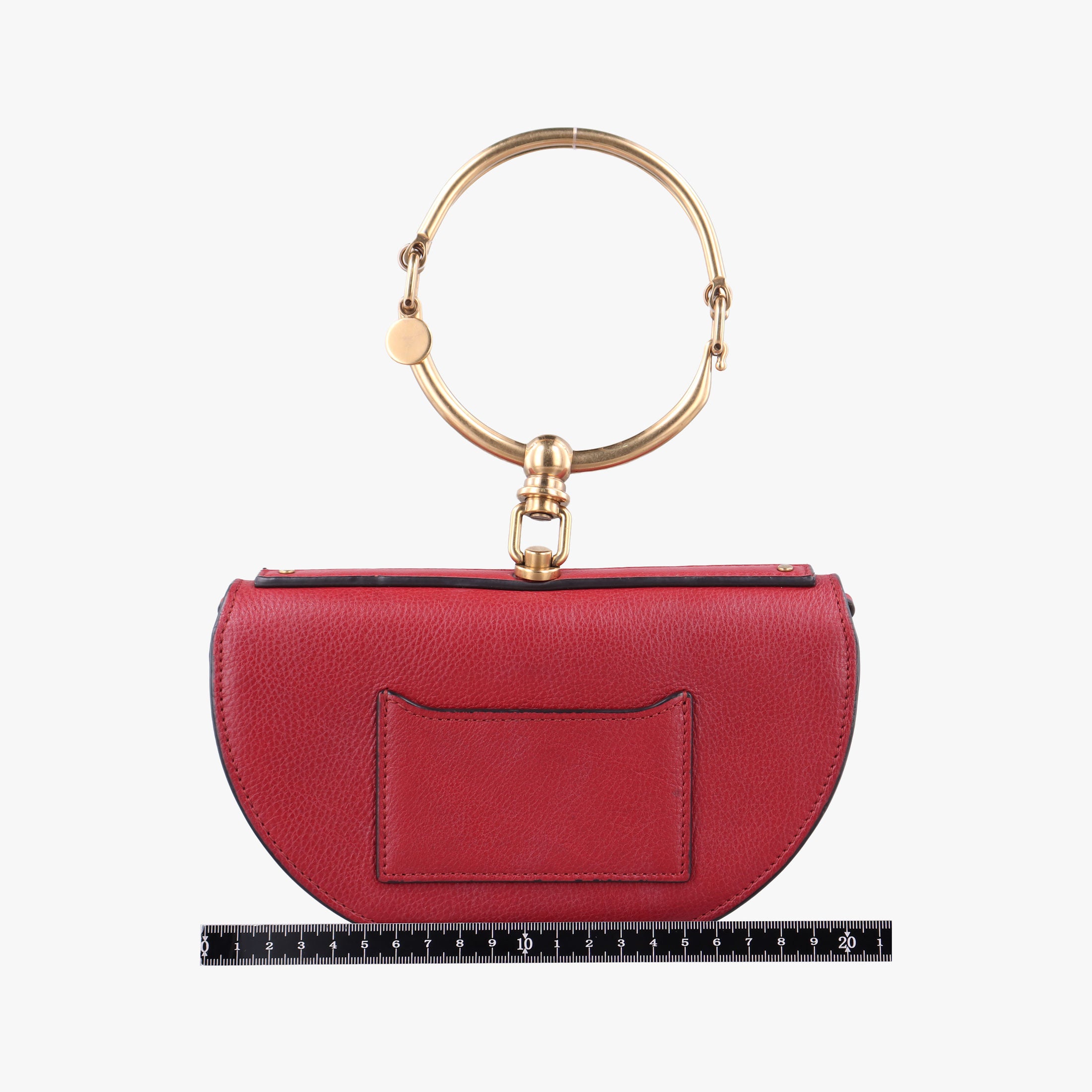 Nile Minaudiere Red Leather 02-18-99-65ナイル ミノディエール レッド レザー 02-18-99-65