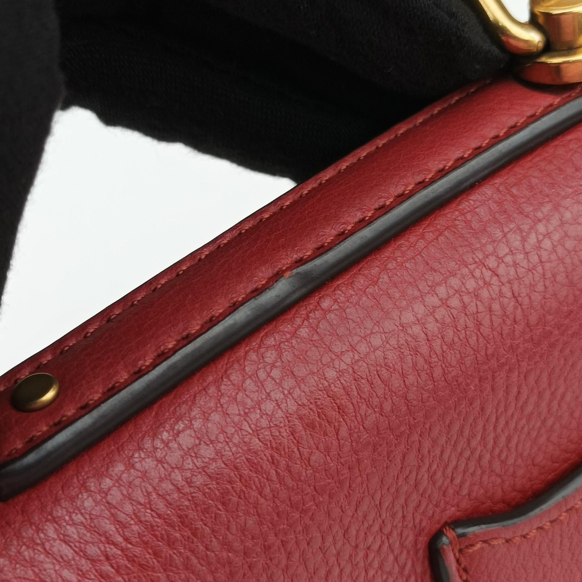 Nile Minaudiere Red Leather 02-18-99-65ナイル ミノディエール レッド レザー 02-18-99-65
