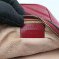 Pre-owned Gucci GG Marmont Red Leather 550155 shoulderbag | stylenewstar
