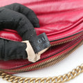 Pre-owned Gucci GG Marmont Red Leather 550155 shoulderbag | stylenewstar