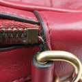 Pre-owned Gucci GG Marmont Red Leather 550155 shoulderbag | stylenewstar