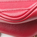 Pre-owned Gucci GG Marmont Red Leather 550155 shoulderbag | stylenewstar