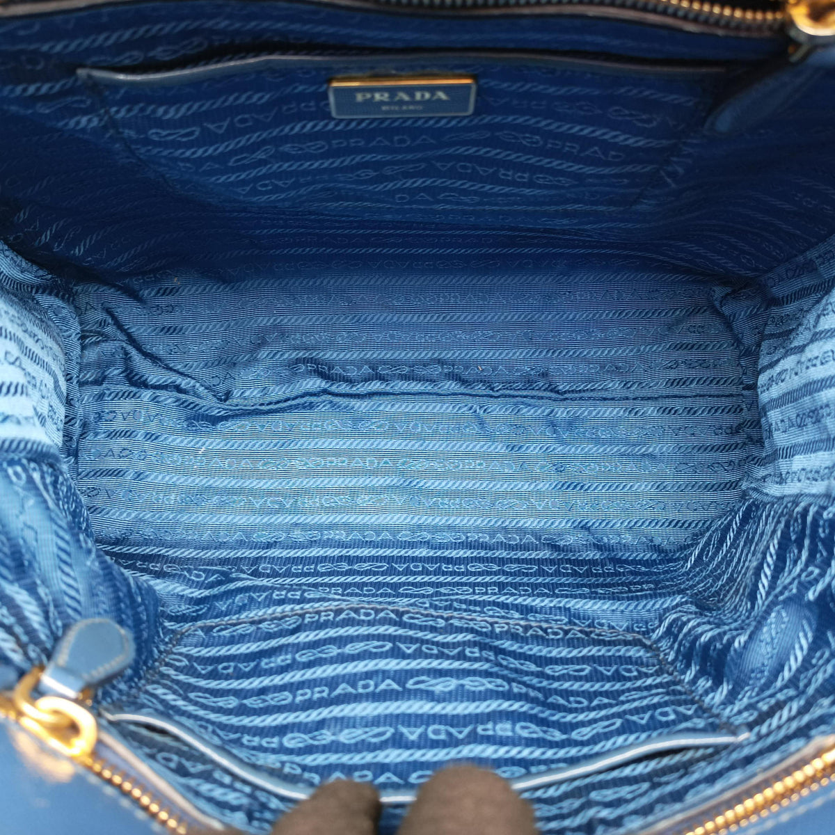 Parabole Tote Blue Patent BN2411 25パラボラトート ブルー パテント BN2411 25