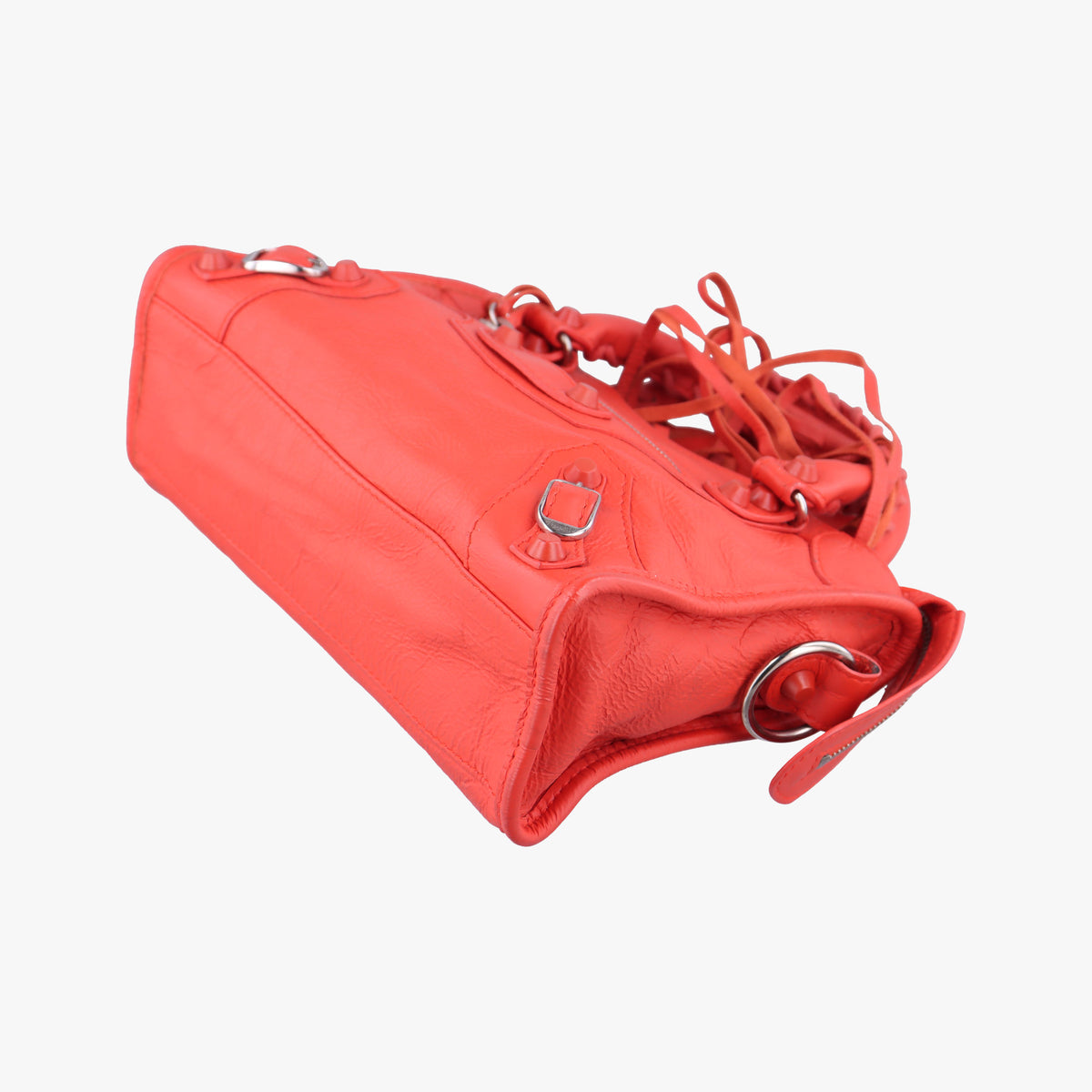 Electric Perforated Motorcycle City Orangered lambskin 300295.6565.H.528147エレクトリックペルフォレートモーターサイクルシティ オレンジレッド ラムスキン 300295.6565.H.528147