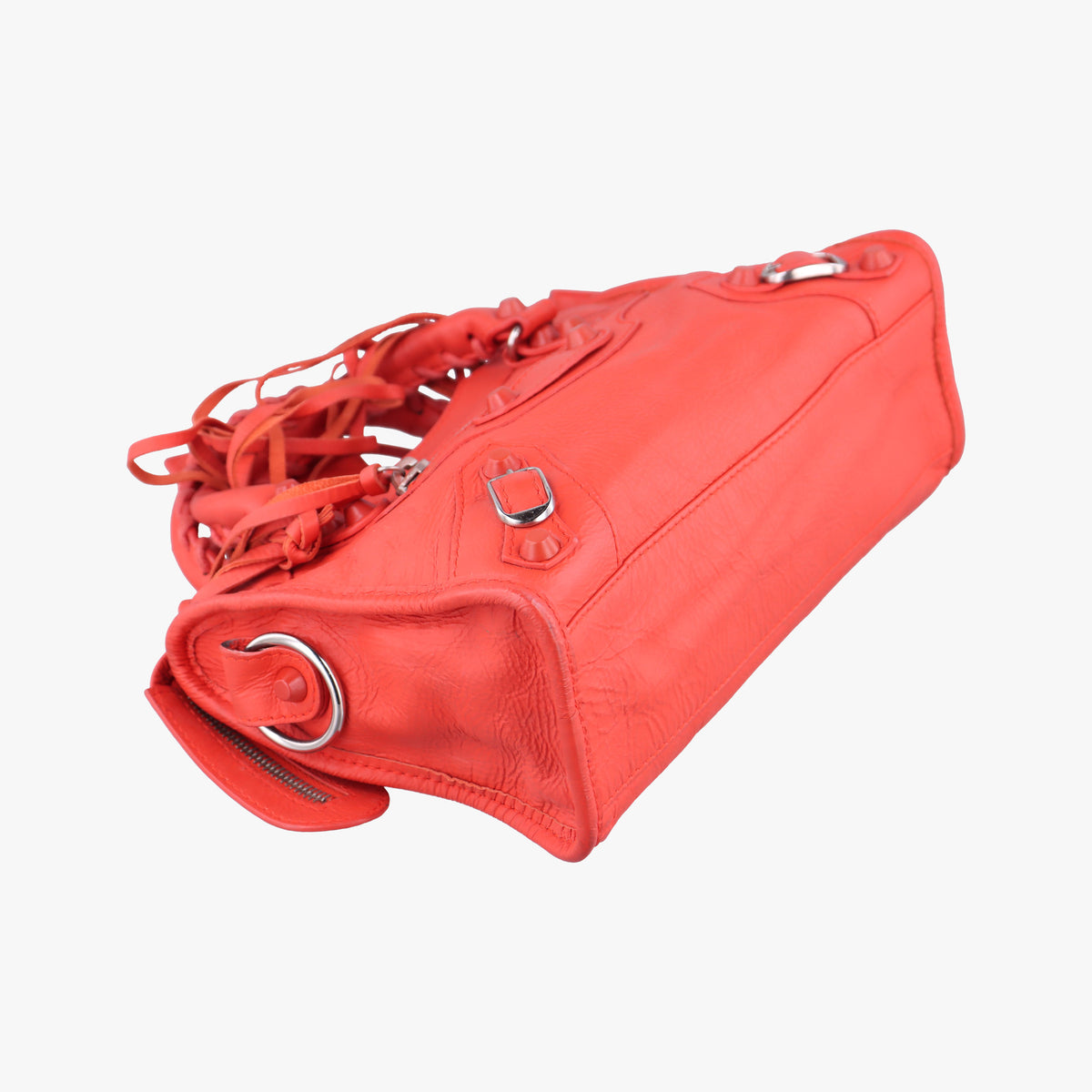 Electric Perforated Motorcycle City Orangered lambskin 300295.6565.H.528147エレクトリックペルフォレートモーターサイクルシティ オレンジレッド ラムスキン 300295.6565.H.528147