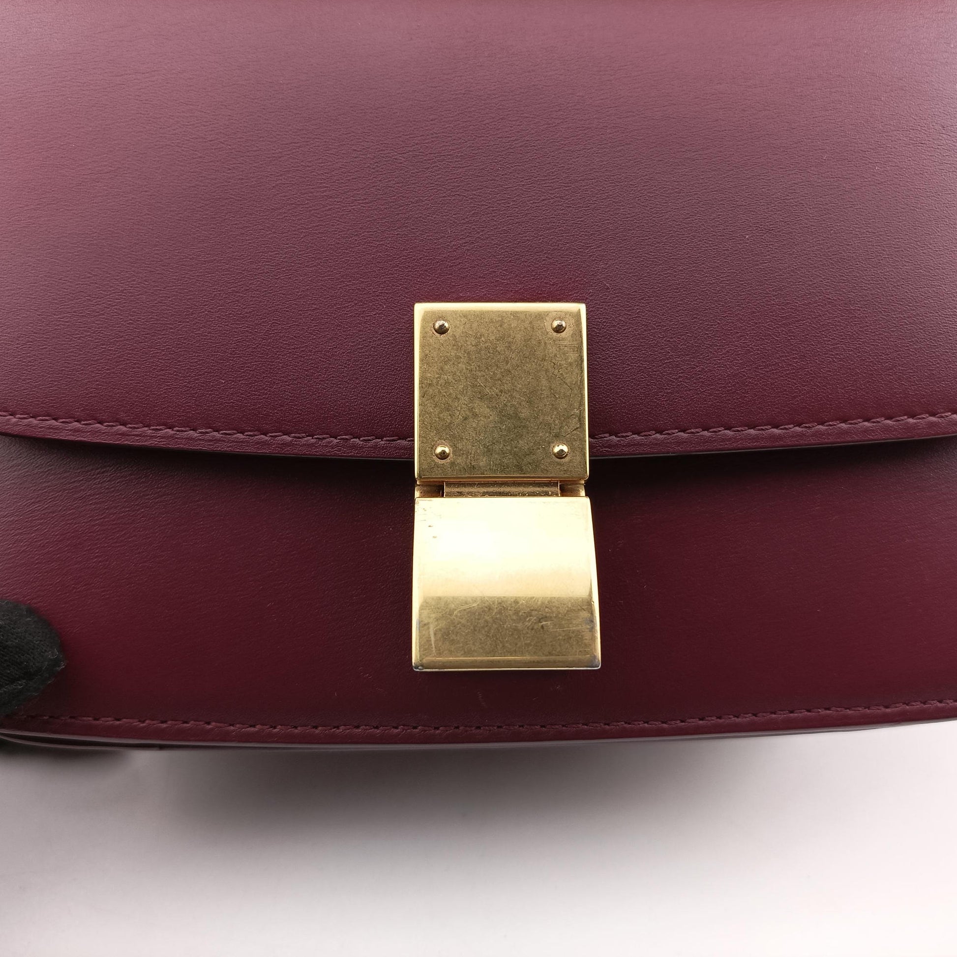 CLASSIC Burgundy Leather F-LA-2127クラシック スモール ワインレッド レザー F-LA-2127