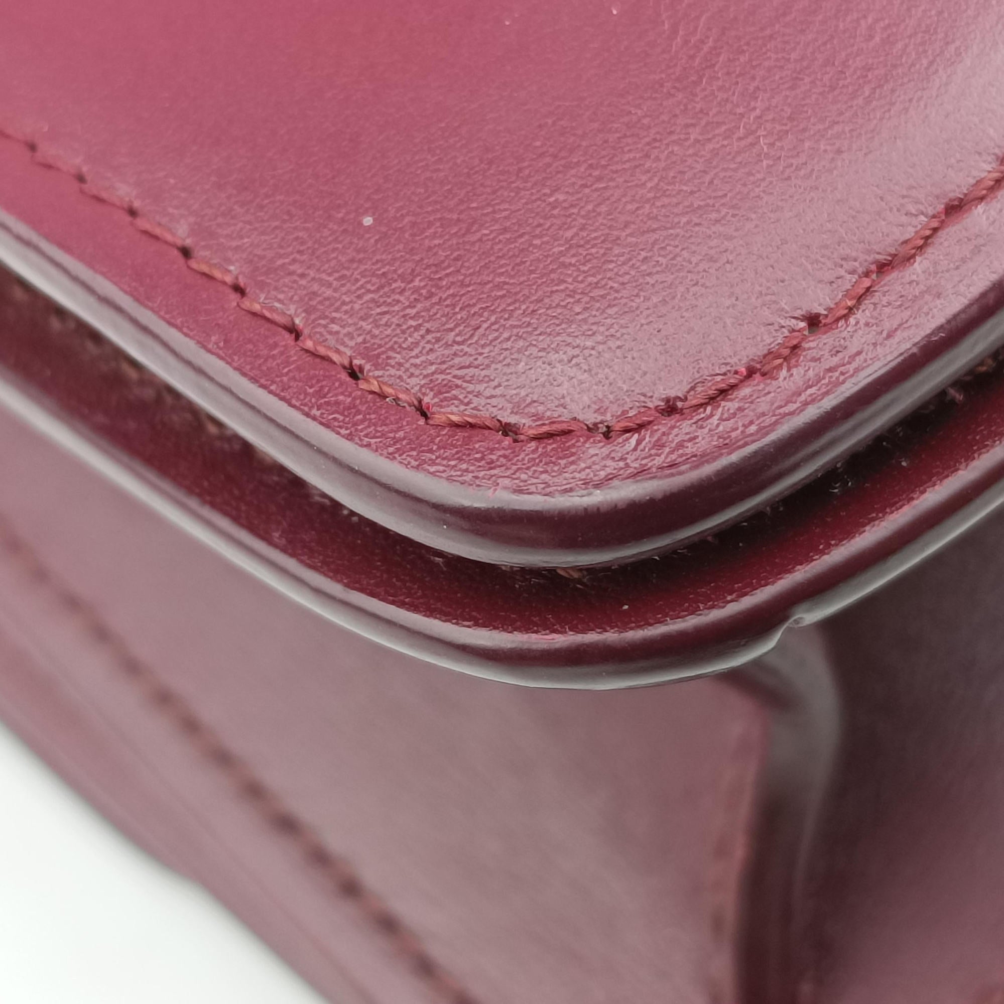 CLASSIC Burgundy Leather F-LA-2127クラシック スモール ワインレッド レザー F-LA-2127