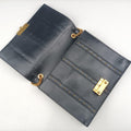 Studded Chain Flap Black Leather BL-H831NAP3スタッズ チェーン フラップ ブラック レザー BL-H831NAP3