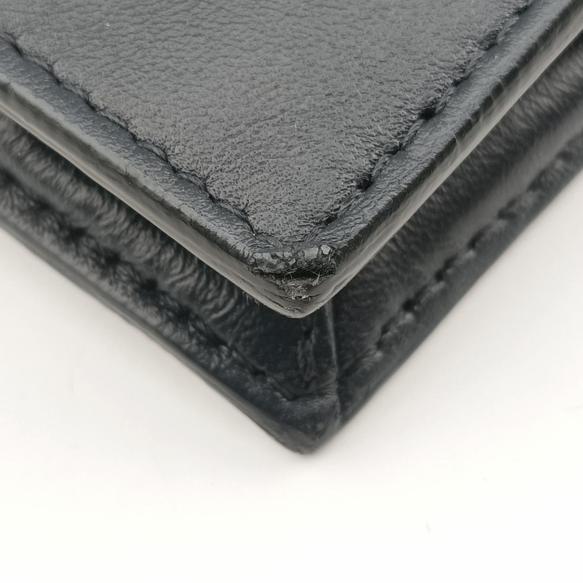 Studded Chain Flap Black Leather BL-H831NAP3スタッズ チェーン フラップ ブラック レザー BL-H831NAP3