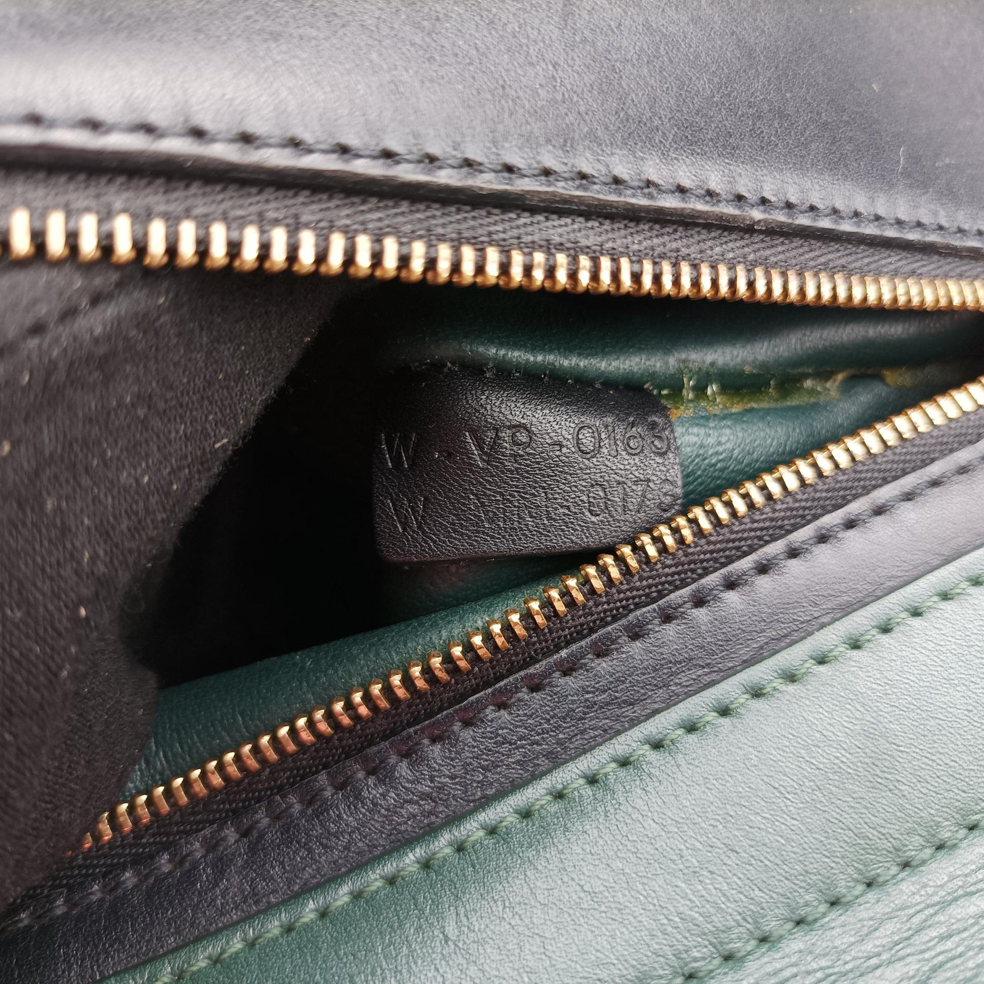 Trapeze Green×Black Leather W-VP-0136 W-MM-0173トラペーズ ミディアム グリーン×ブラック レザー W-VP-0136 W-MM-0173