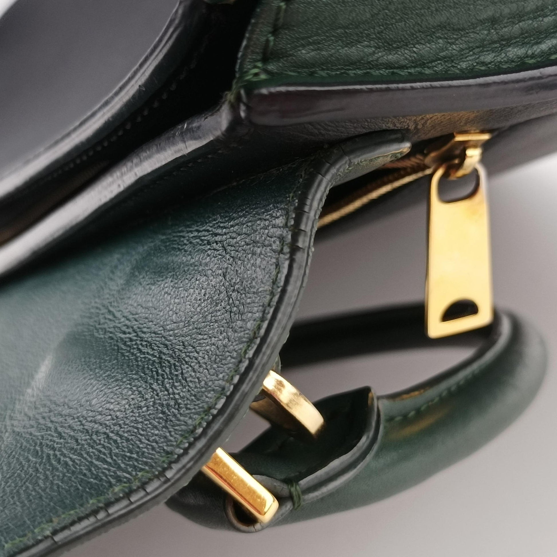 Trapeze Green×Black Leather W-VP-0136 W-MM-0173トラペーズ ミディアム グリーン×ブラック レザー W-VP-0136 W-MM-0173