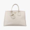 Parabole Tote White SAFFIANO Leather 25パラボラ トート ホワイト サフィアーノレザー 25