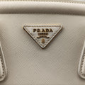 Parabole Tote White SAFFIANO Leather 25パラボラ トート ホワイト サフィアーノレザー 25