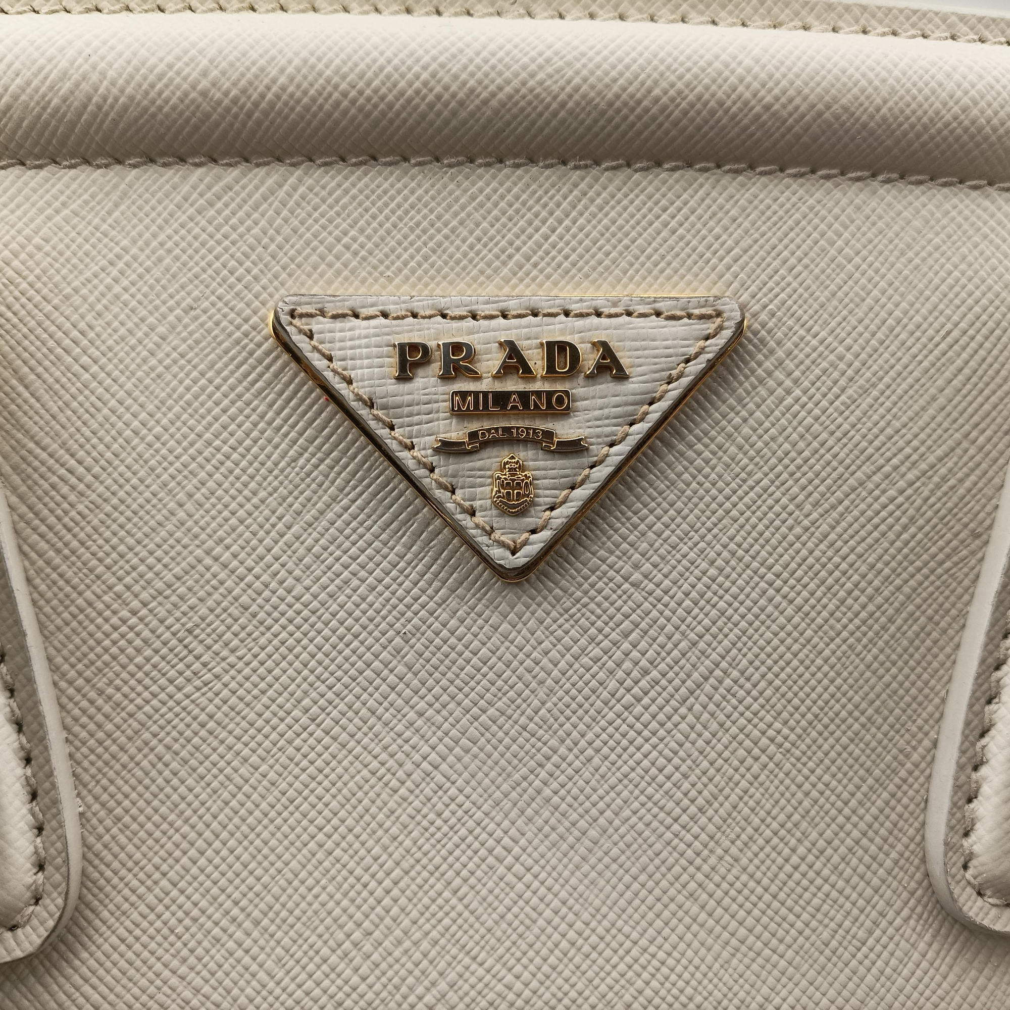 Parabole Tote White SAFFIANO Leather 25パラボラ トート ホワイト サフィアーノレザー 25