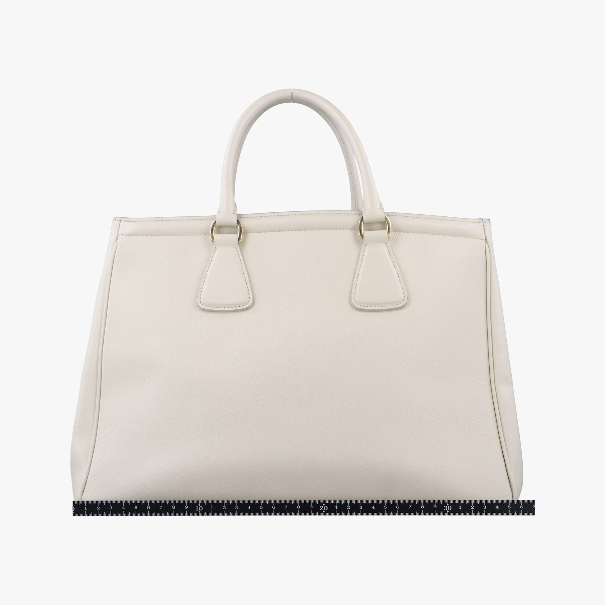 Parabole Tote White SAFFIANO Leather 25パラボラ トート ホワイト サフィアーノレザー 25
