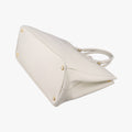 Parabole Tote White SAFFIANO Leather 25パラボラ トート ホワイト サフィアーノレザー 25