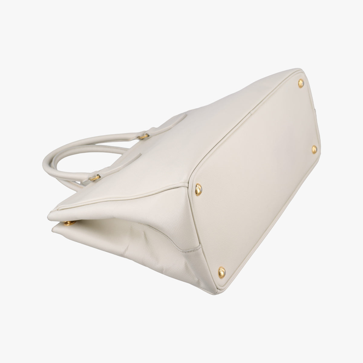 Parabole Tote White SAFFIANO Leather 25パラボラ トート ホワイト サフィアーノレザー 25