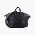 Pre-owned Givenchy Nightingale Black Lambskin  shoulderbag | stylenewstar