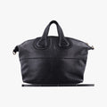 Pre-owned Givenchy Nightingale Black Lambskin  shoulderbag | stylenewstar