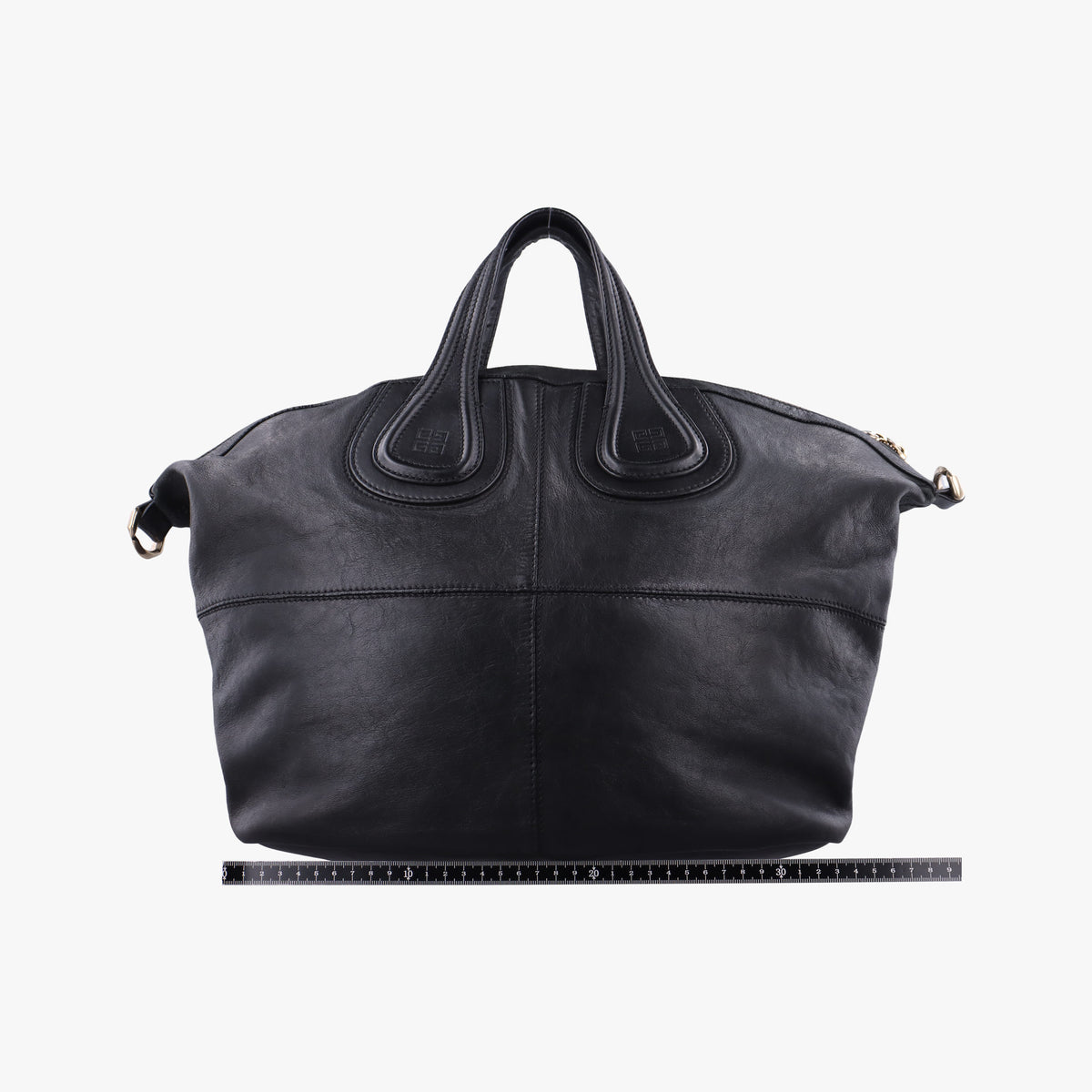 Pre-owned Givenchy Nightingale Black Lambskin  shoulderbag | stylenewstar