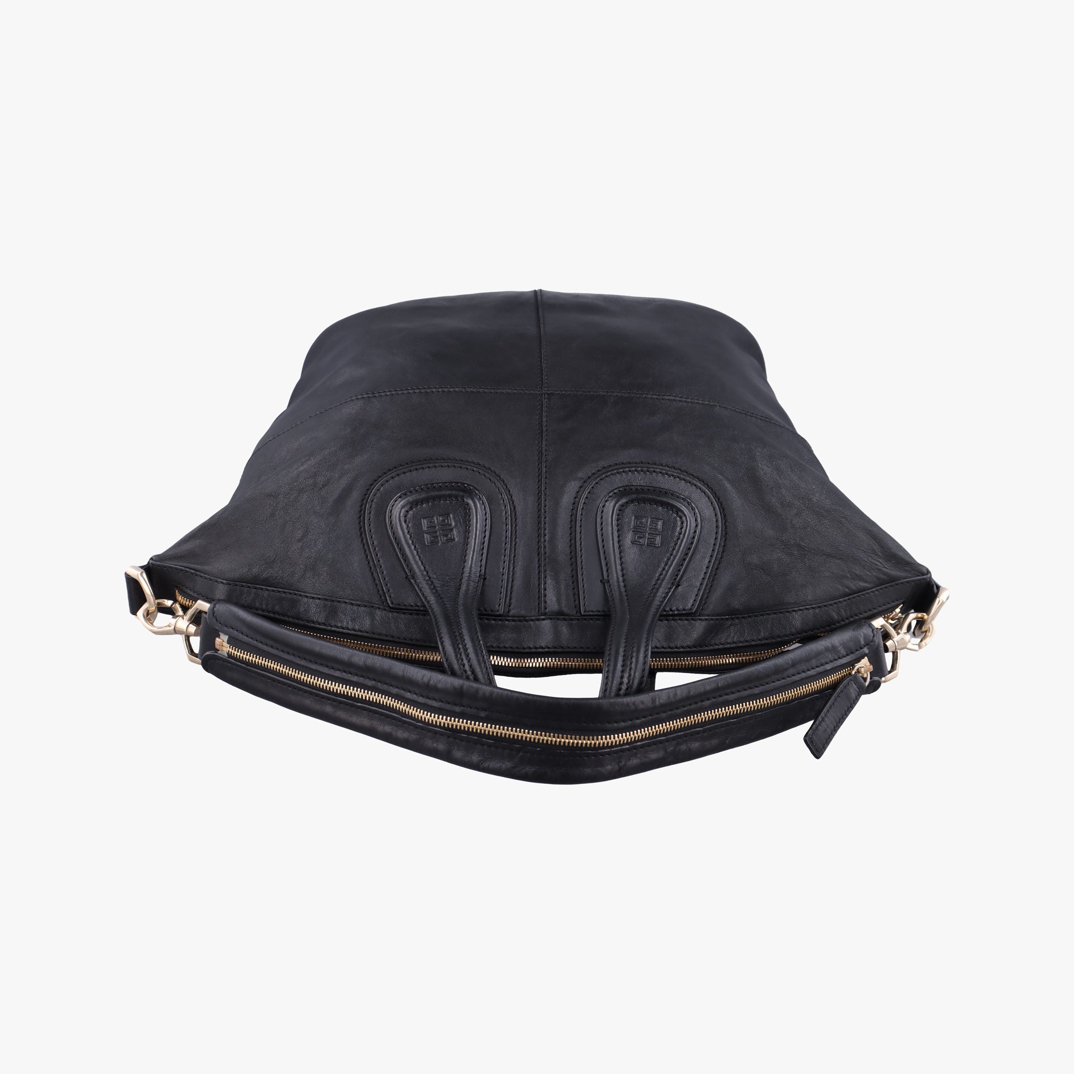 Pre-owned Givenchy Nightingale Black Lambskin  shoulderbag | stylenewstar