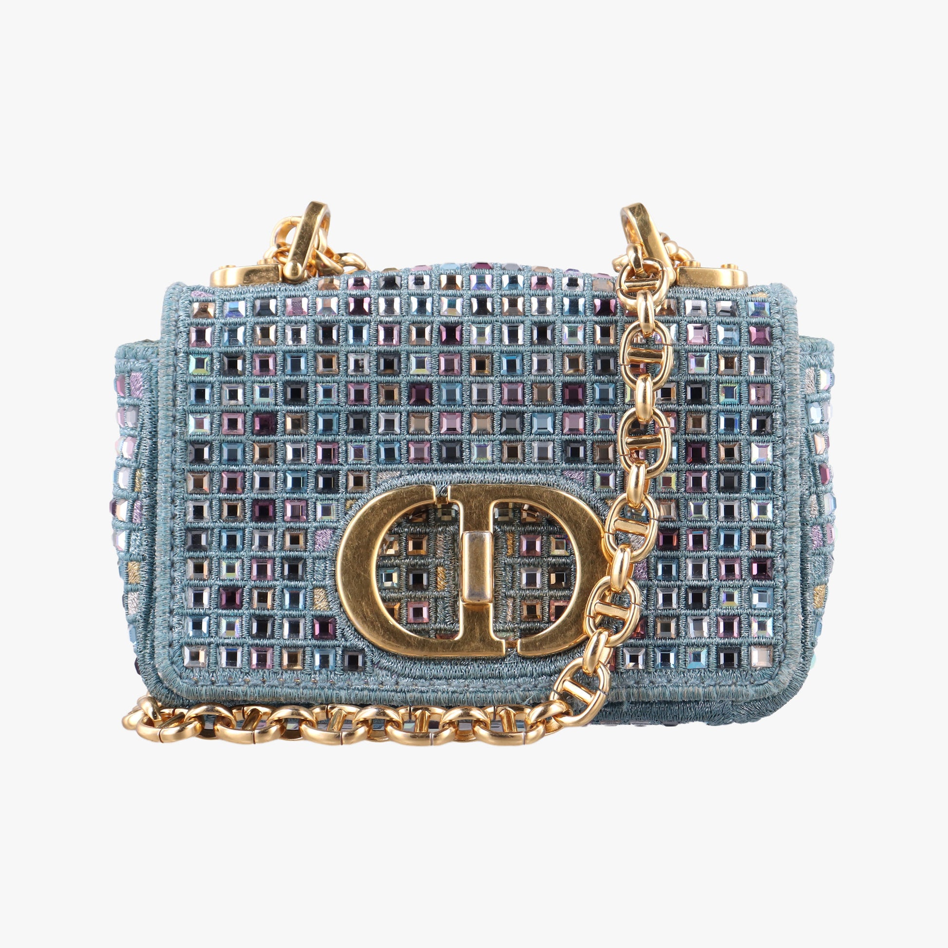 Caro Strass Micro Blue Fabric × Strass 50-MA-0252カロ ストラス刺繍 マイクロ ブルー ファブリック × ストラス 50-MA-0252