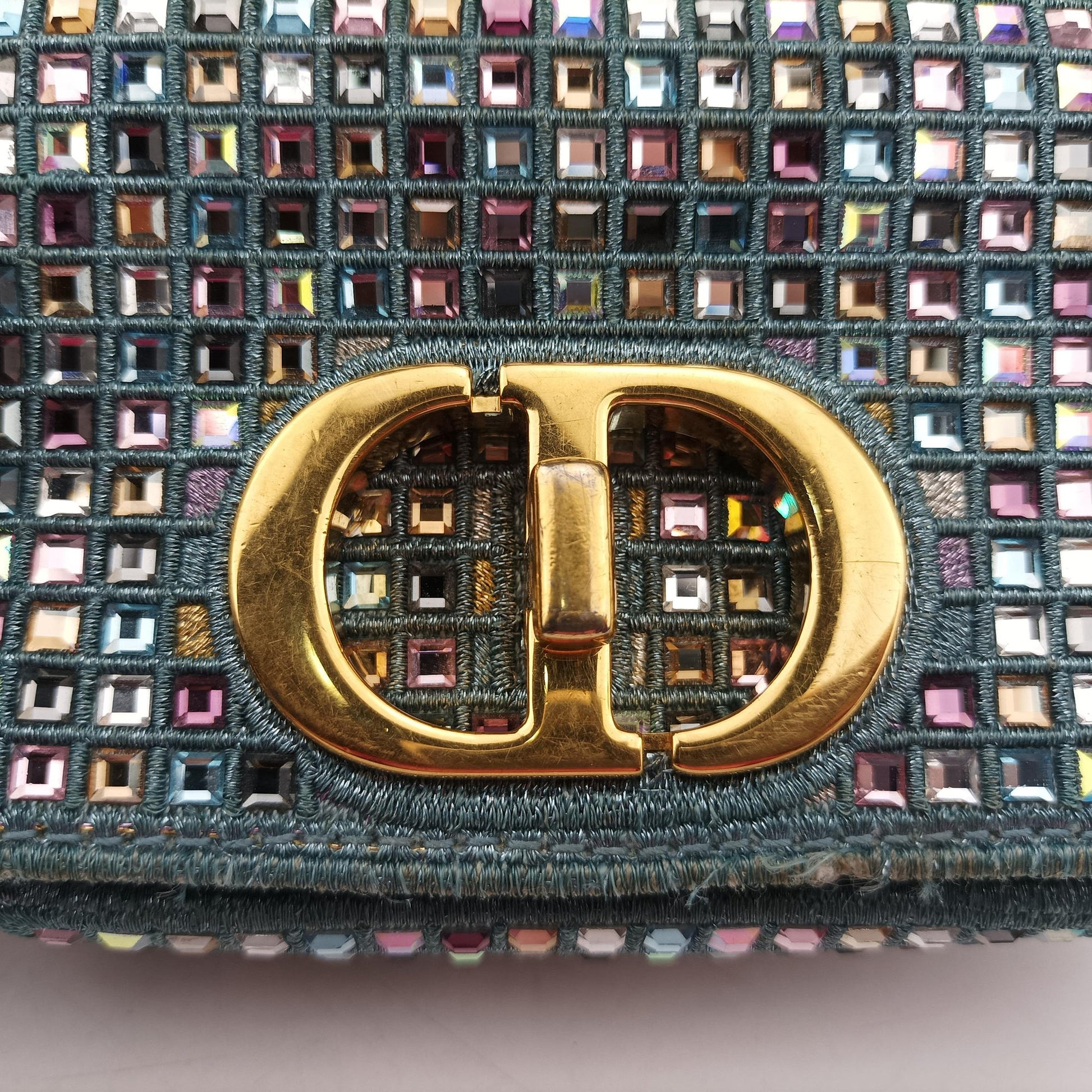 Caro Strass Micro Blue Fabric × Strass 50-MA-0252カロ ストラス刺繍 マイクロ ブルー ファブリック × ストラス 50-MA-0252