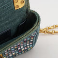 Caro Strass Micro Blue Fabric × Strass 50-MA-0252カロ ストラス刺繍 マイクロ ブルー ファブリック × ストラス 50-MA-0252